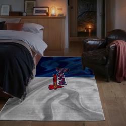 mlb atlanta braves area rug non slip baseball carpet home decor gift idea for fans bedroom ab173
