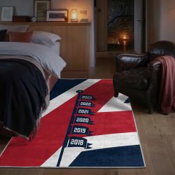 mlb atlanta braves area rug non slip baseball carpet home decor gift idea for fans bedroom ab2