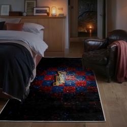 mlb atlanta braves area rug non slip baseball carpet home decor gift idea for fans bedroom ab26