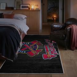 mlb atlanta braves area rug non slip baseball carpet home decor gift idea for fans bedroom ab31