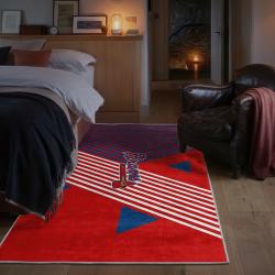 mlb atlanta braves area rug non slip baseball carpet home decor gift idea for fans bedroom ab39