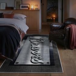 mlb atlanta braves area rug non slip baseball carpet home decor gift idea for fans bedroom ab48