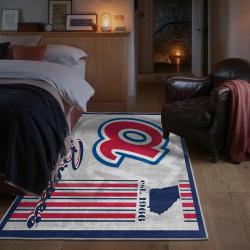 mlb atlanta braves area rug non slip baseball carpet home decor gift idea for fans bedroom ab57