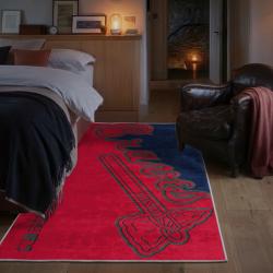mlb atlanta braves area rug non slip baseball carpet home decor gift idea for fans bedroom ab69