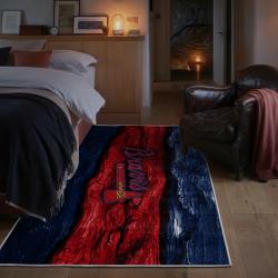 mlb atlanta braves area rug non slip baseball carpet home decor gift idea for fans bedroom ab97