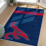 mlb atlanta braves area rug non slip baseball carpet home decor gift idea for fans living room ab103