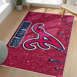 mlb atlanta braves area rug non slip baseball carpet home decor gift idea for fans living room ab118