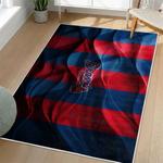 mlb atlanta braves area rug non slip baseball carpet home decor gift idea for fans living room ab144
