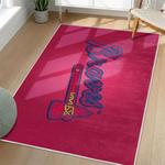 mlb atlanta braves area rug non slip baseball carpet home decor gift idea for fans living room ab175