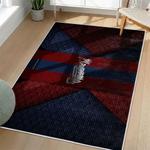 mlb atlanta braves area rug non slip baseball carpet home decor gift idea for fans living room ab30