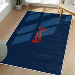 mlb atlanta braves area rug non slip baseball carpet home decor gift idea for fans living room ab42