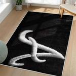 mlb atlanta braves area rug non slip baseball carpet home decor gift idea for fans living room ab55