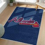 mlb atlanta braves area rug non slip baseball carpet home decor gift idea for fans living room ab56