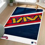 mlb atlanta braves area rug non slip baseball carpet home decor gift idea for fans living room ab8