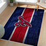 mlb atlanta braves area rug non slip baseball carpet home decor gift idea for fans living room ab89