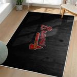 mlb atlanta braves area rug non slip baseball carpet home decor gift idea for fans living room ab94