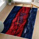 mlb atlanta braves area rug non slip baseball carpet home decor gift idea for fans living room ab97
