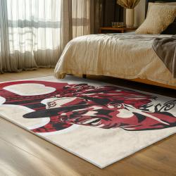 mlb boston red sox baseball team logo sport carpet area rug home decor gift bedroom brs113