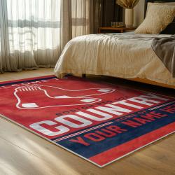 mlb boston red sox baseball team logo sport carpet area rug home decor gift bedroom brs129