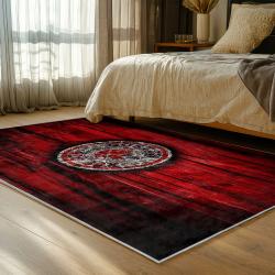 mlb boston red sox baseball team logo sport carpet area rug home decor gift bedroom brs138
