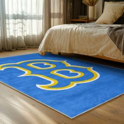mlb boston red sox baseball team logo sport carpet area rug home decor gift bedroom brs143
