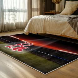 mlb boston red sox baseball team logo sport carpet area rug home decor gift bedroom brs150