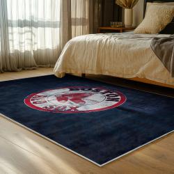 mlb boston red sox baseball team logo sport carpet area rug home decor gift bedroom brs194