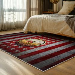 mlb boston red sox baseball team logo sport carpet area rug home decor gift bedroom brs196