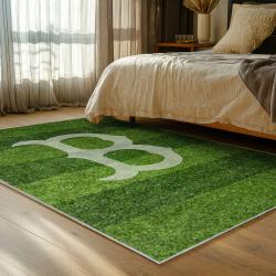 mlb boston red sox baseball team logo sport carpet area rug home decor gift bedroom brs214