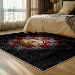 mlb boston red sox baseball team logo sport carpet area rug home decor gift bedroom brs251