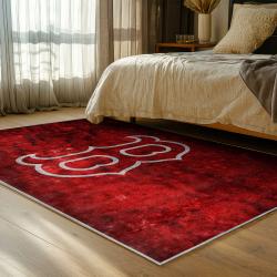 mlb boston red sox baseball team logo sport carpet area rug home decor gift bedroom brs271