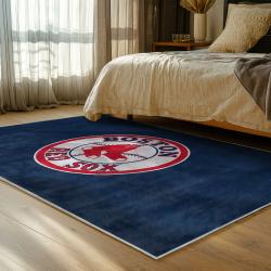 mlb boston red sox baseball team logo sport carpet area rug home decor gift bedroom brs272