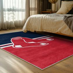 mlb boston red sox baseball team logo sport carpet area rug home decor gift bedroom brs277