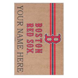 mlb boston red sox baseball team logo sport carpet area rug home decor gift brs103