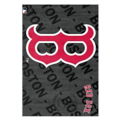 mlb boston red sox baseball team logo sport carpet area rug home decor gift brs105