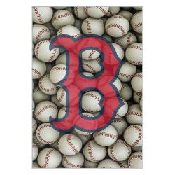 mlb boston red sox baseball team logo sport carpet area rug home decor gift brs106