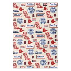 mlb boston red sox baseball team logo sport carpet area rug home decor gift brs119