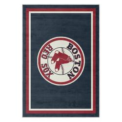 mlb boston red sox baseball team logo sport carpet area rug home decor gift brs124
