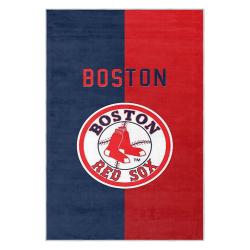 mlb boston red sox baseball team logo sport carpet area rug home decor gift brs132