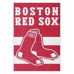 mlb boston red sox baseball team logo sport carpet area rug home decor gift brs137