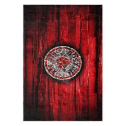 mlb boston red sox baseball team logo sport carpet area rug home decor gift brs138