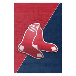 mlb boston red sox baseball team logo sport carpet area rug home decor gift brs140