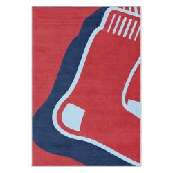 mlb boston red sox baseball team logo sport carpet area rug home decor gift brs148