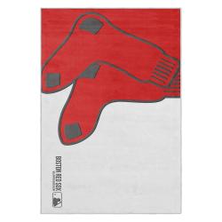 mlb boston red sox baseball team logo sport carpet area rug home decor gift brs165