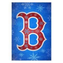 mlb boston red sox baseball team logo sport carpet area rug home decor gift brs173