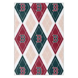 mlb boston red sox baseball team logo sport carpet area rug home decor gift brs174