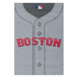 mlb boston red sox baseball team logo sport carpet area rug home decor gift brs179
