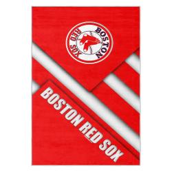 mlb boston red sox baseball team logo sport carpet area rug home decor gift brs191