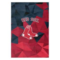 mlb boston red sox baseball team logo sport carpet area rug home decor gift brs201