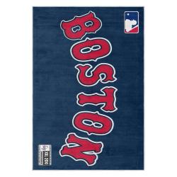 mlb boston red sox baseball team logo sport carpet area rug home decor gift brs210